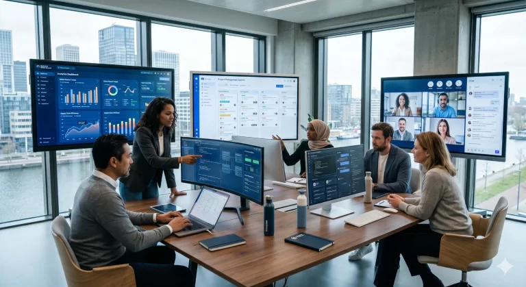 Digitale tools voor internationaal ondernemen: communicatie, projectmanagement en marketing systemen voor globale groei