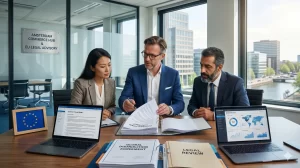 Stappen voor internationaal contract opstellen met aandacht voor juridische vereisten en internationale samenwerking